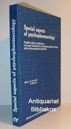 Bild des Verkufers fr Proceedings of the symposium on special aspects of psychopharmacology, Sainte-Maxime, France, April 25-30, 1982. Possible significance of recent biochemical and pharmacological findings with ortho-methoxybenzamides. zum Verkauf von Antiquariat Bibliakos / Dr. Ulf Kruse