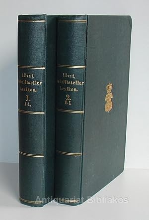 Bild des Verkufers fr Lexikon der Schleswig-Holstein-Lauenburgischen und Eutinischen Schriftsteller von 1829 bis Mitte 1866 [komplett in zwei Bnden]. Erste Abtheilung. A?L. Zweite Abtheilung. M?L. zum Verkauf von Antiquariat Bibliakos / Dr. Ulf Kruse