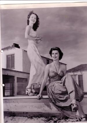 FILMFOTO. Doppelportrait ohne Titel (Patricia Alphin, Jeanne Crain)