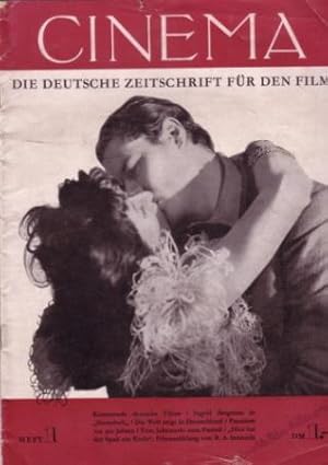 CINEMA. Die deutsche Zeitschrift für den Film. Jg. 1, Heft 1, November 1949.