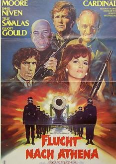 FILMPLAKAT. FLUCHT NACH ATHENA (ESCAPE TO ATHENA, 1979). Regie: George Pan Cosmatos. Mit Roger Mo...