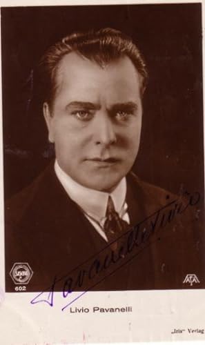 LIVIO PAVANELLI, italienischer Schauspieler (1881, Capparo - 1958, Rom). Stumm- und Tonfilm (Carl...