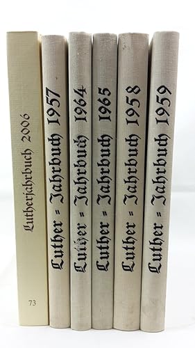 Luther-Jahrbuch. Konvolut aus 17 Bänden. Im Auftrag der Luther-Gesellschaft.