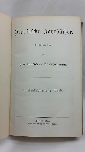 Preußische Jahrbücher.