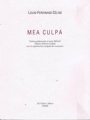 Mea culpa