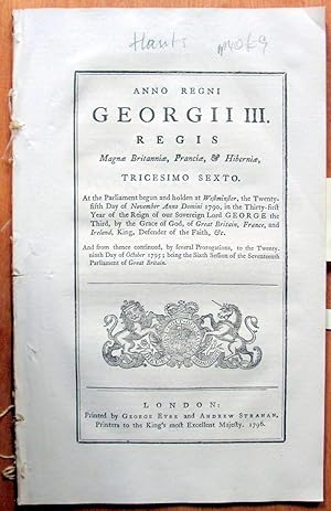 Anno Regni Georgii III. an Act for Building a Bridge Over the River Itchin, at Or Near Northam, W...