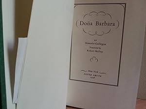 Seller image for Dona Barbara for sale by Margins13 Books