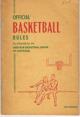 Official Basketball Rules as adopted by the Amateur Basketball Union of Australia