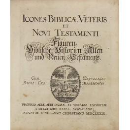 Seller image for Melchiore Kysel Augustano Icones biblicae veteris et novi testamenti Figuren biblisher historien alten und neuen Testaments. Proprio aere aeri incisae et venales expositae for sale by Libreria Antiquaria Giulio Cesare di Daniele Corradi