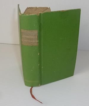 Les aphorismes D'Hippocrate, latin-français traduction nouvelle par E. Pariset. Seconde édition a...