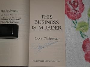 Seller image for This Business Is Murder: Signed for sale by SkylarkerBooks