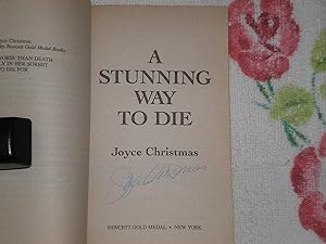 Imagen del vendedor de A Stunning Way To Die: Signed a la venta por SkylarkerBooks
