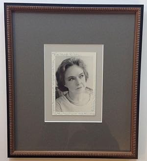 Framed Photograph Inscribed to playwright Max Wilk