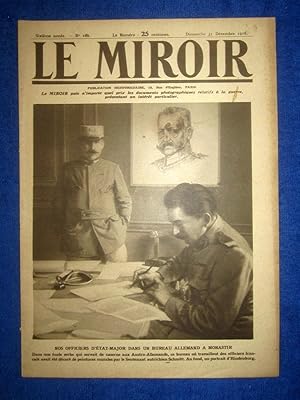 Image du vendeur pour LE MIROIR. Publication hebdomadaire. 1916, Sixtime anne, No 162. Weekly French War Magazine, mis en vente par Tony Hutchinson