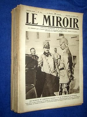 LE MIROIR. Publication hebdomadaire. 1917, Septième année, Weekly French War Magazine, 42 Issues.