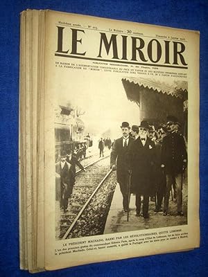 LE MIROIR. Publication hebdomadaire. 1918, Huitième année, Weekly French War Magazine, 18 Issues....