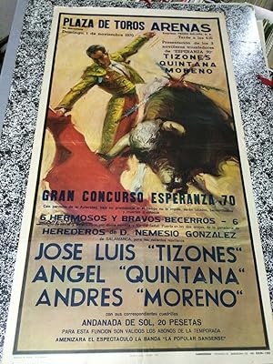 PLAZA DE TOROS ARENAS DE BARCELONA - Gran concurso Esperanza 70 - Domingo, 1 de Noviembre de 1970
