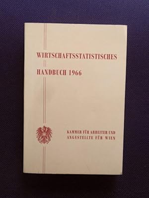 Immagine del venditore per Wirtschaftsstatistisches Handbuch 1966 venduto da Antiquariat Klabund Wien