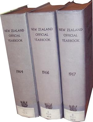 New Zealand official Yearbook. 1964 (69th Issue), 1966 (71st Issue) und 1967 (7nd Issue). Departm...