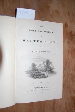 Seller image for The Poetical Works of Walter Scott complete in one Volume. for sale by Kunstantiquariat Rolf Brehmer