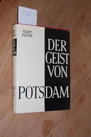 Seller image for Der Geist von Potsdam. for sale by Kunstantiquariat Rolf Brehmer