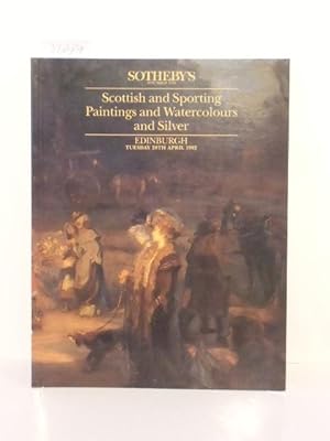 Bild des Verkufers fr Scottish and Sporting Paintings and Watercolours and Silver. Sale 28.04.1992, ref. `Bells`. zum Verkauf von Kunstantiquariat Rolf Brehmer