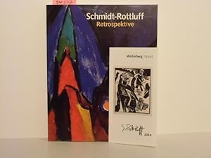 Bild des Verkufers fr Schmidt-Rottluff. Retrospektive. Katalog anllich der Ausstellung in der Kunsthalle Bremen vom 16. Juli - 10. September 1989 und in der Stdtischen Galerie im Lenbachhaus, Mnchen vom 27. September - 3. Dezember 1989. zum Verkauf von Kunstantiquariat Rolf Brehmer