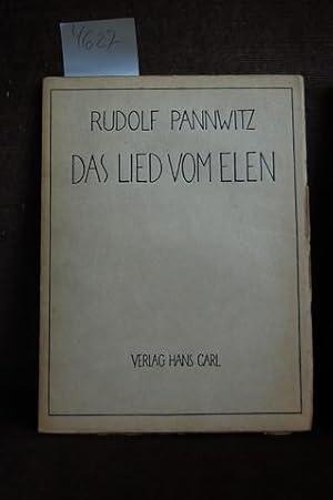 Seller image for Das Lied vom Elen. for sale by Kunstantiquariat Rolf Brehmer