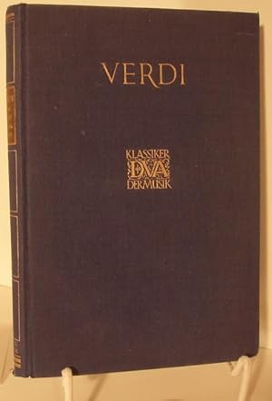 Bild des Verkufers fr Verdi. zum Verkauf von Kunstantiquariat Rolf Brehmer