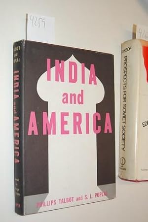 Bild des Verkufers fr India and America. A Study of Their Relations. zum Verkauf von Kunstantiquariat Rolf Brehmer