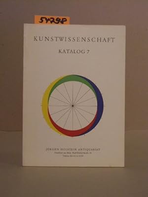 Bild des Verkufers fr Kunstwissenschaft. Katalog 7. zum Verkauf von Kunstantiquariat Rolf Brehmer