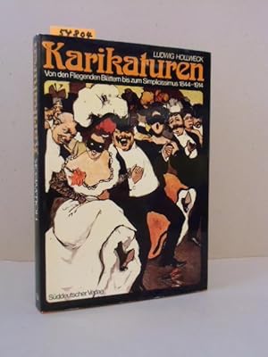 Seller image for Karikaturen. Von den Fliegenden Blttern zum Simplicissimus 1844 bis 1914. for sale by Kunstantiquariat Rolf Brehmer