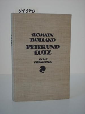 Bild des Verkufers fr Peter und Lutz. Eine Erzhlung mit sechzehn Holzschnitten von Frans Masereel. Einzig berechtigte bertragung von Paul Amann. zum Verkauf von Kunstantiquariat Rolf Brehmer