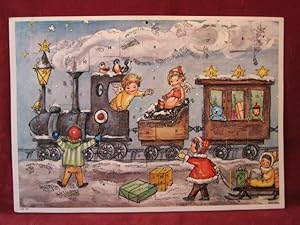 Bild des Verkufers fr Adventskalender "Eisenbahn". zum Verkauf von Wolfgang Kohlweyer