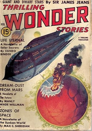 Image du vendeur pour Thrilling Wonder Stories Februay 1938 mis en vente par Neil Williams, Bookseller