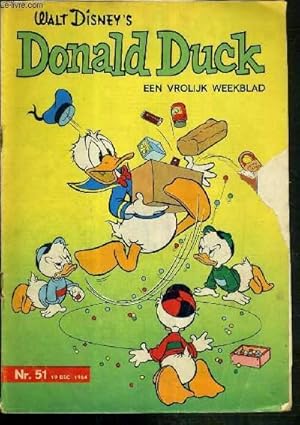 Seller image for DONALD DUCK - EEN VROLIJK WEEKBLAD - N 51 - 19 DEC. 1964 - DIEDERICK DUCK - TEXTE EXCLUSIVEMENT EN NEERLANDAIS. for sale by Le-Livre