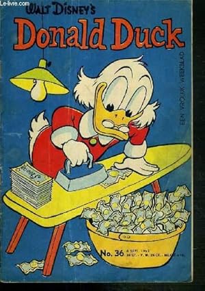 Seller image for DONALD DUCK - EEN VROLIJK WEEKBLAD - N 36 - 8 SEPT 1962 - DE KLEINE BOZE WOLF - TEXTE EXCLUSIVEMENT EN NEERLANDAIS. for sale by Le-Livre