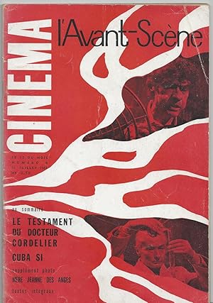 L'Avant-Scène Cinéma n° 6 (revue). Le Testament du Docteur Cordelier - Jean Renoir.