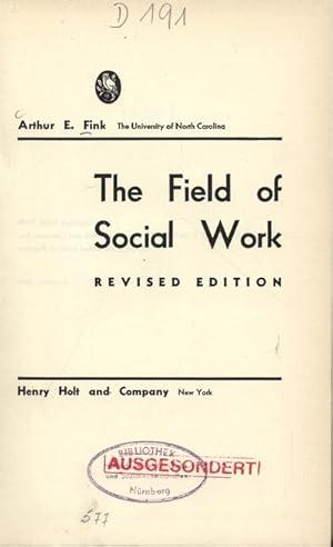 Bild des Verkufers fr The Field of Social Work. zum Verkauf von Antiquariat Bookfarm