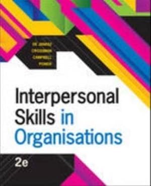 Seller image for Interpersonal Skills in Organisations (Paperback) for sale by AussieBookSeller