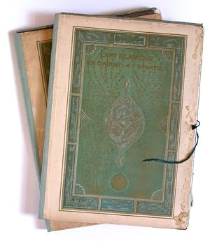 Seller image for L'Art islamique en orient. I [& II] Partie. for sale by Antiquariat INLIBRIS Gilhofer Nfg. GmbH