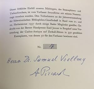 Bild des Verkufers fr Cesar, Cleopatre et Einstein. - signiertes Exemplar, Erstausgabe zum Verkauf von Bhrnheims Literatursalon GmbH