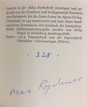 Lavinia oder Die Suche nach Worten.- signiert, Erstausgabe Aphorismen von (.). Zweiter Druck der ...