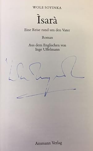 Bild des Verkufers fr sar.- signiert, Erstausgabe Eine Reise rund um den Vater. Roman. zum Verkauf von Bhrnheims Literatursalon GmbH