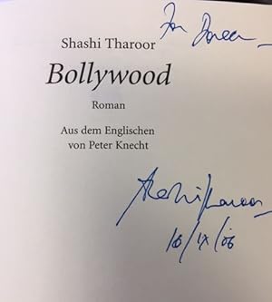 Bild des Verkufers fr Bollywood.- signiert, Widmungsexemplar, Erstausgabe Roman. zum Verkauf von Bhrnheims Literatursalon GmbH