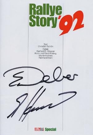 Bild des Verkufers fr Rallye Stroy '92. - signiert Die Rallyes, die Fahrer, die Technik. zum Verkauf von Bhrnheims Literatursalon GmbH