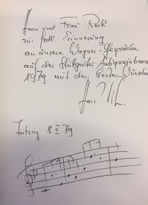 Seller image for Erst- und Frhdrucke der Textbcher von Richard Wagner. Bibliographie. Musikbibliographische Arbeiten. Herausgegeben von Rudolf Elvers. Band 4 for sale by Bhrnheims Literatursalon GmbH