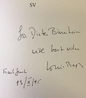 Bild des Verkufers fr Wie Max es sah. - signiert, Widmungsexemplar, Erstausgabe Roman. zum Verkauf von Bhrnheims Literatursalon GmbH