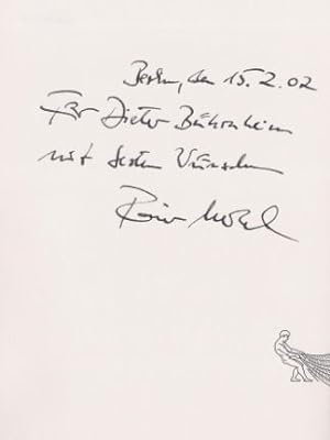 Bild des Verkufers fr Das Jahr der Wunder.- signiert, Widmungsexemplar Roman. zum Verkauf von Bhrnheims Literatursalon GmbH