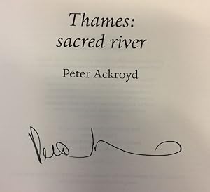 Bild des Verkufers fr Thames : sacred river.- signiert, Erstausgabe zum Verkauf von Bhrnheims Literatursalon GmbH